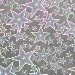 Бумага голографическая «Звездопад», красная, 70×100 см