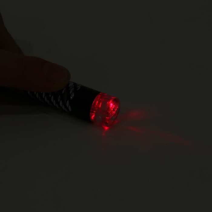 Лазерная указка «Мастер К», с карабином, 2 LED, 7×1.5 см