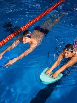 Доска для плавания ONLYTOP, 39×27×4 см, цвета МИКС