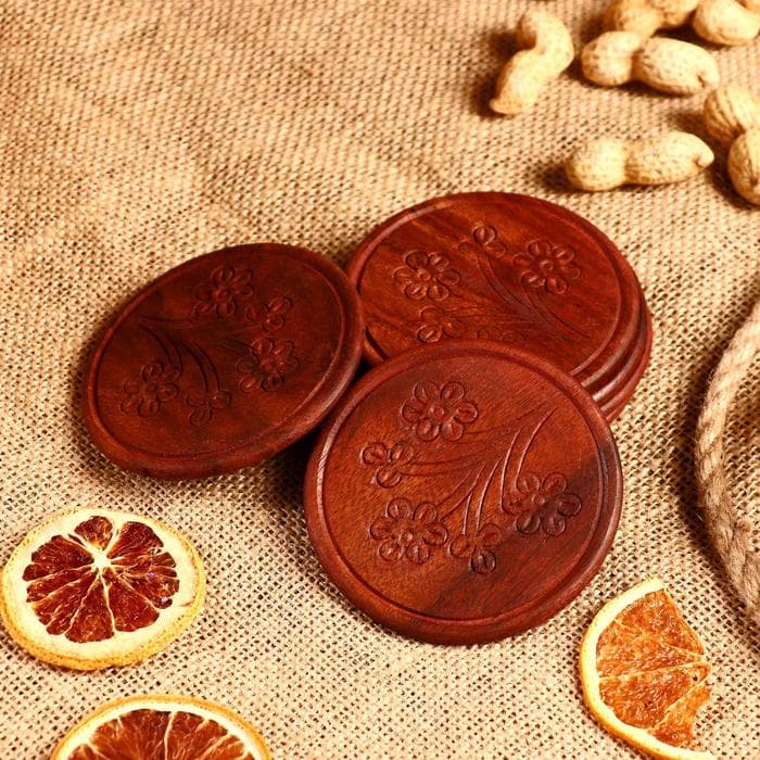 Подставка под горячее «Качели», 13.5×11.5×6.5 см, дерево