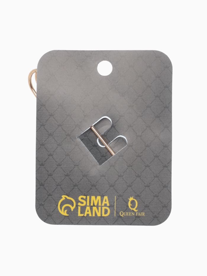 Булавка «Зефир», 7 см, белая в золоте