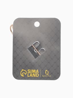 Булавка «Зефир», 7 см, белая в золоте