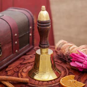 Колокольчик «Счастье», 8.5×8.5×17 см, латунь