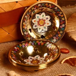 Блюдо «Красота», 10×10×3 см, латунь