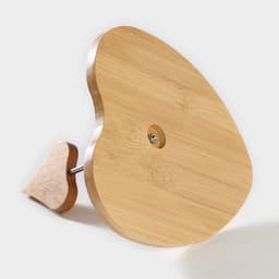 Набор для специй BellaTenero, 5 предметов: солонка 80 мл, перечница 80 мл, сахарница с ложкой 170 мл, на бамбуковой подставке, фарфор, белый