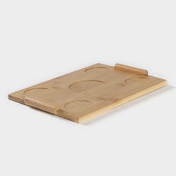 Чайный сервиз на подставке Доляна «Эстет», 5 предметов: чайник 800 мл, 4 кружки 220 мл, фарфор, белый