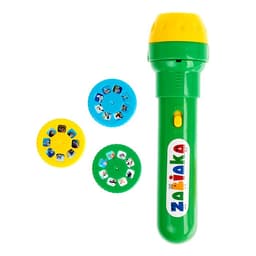 Проектор-фонарик ZABIAKA «Мир зверей», световые эффекты, 3 слайда, 24 картинки, МИКС