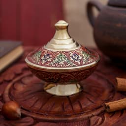 Шкатулка «Царская», 8×8×7.5 см, латунь