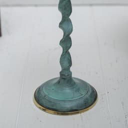 Подсвечник под старину «Вираж», 7.5×7.5×18 см, латунь