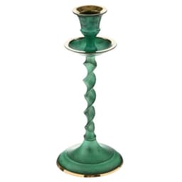 Подсвечник под старину «Вираж», 7.5×7.5×18 см, латунь