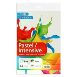 Бумага цветная Calligrata «Для офисной техники», А4, 24 листа, 12 цветов, 80 г/м²