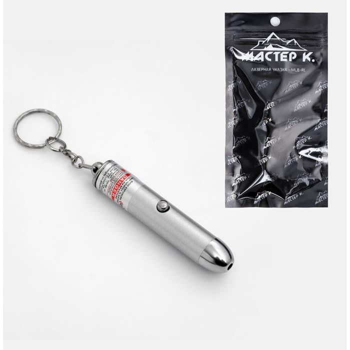 Лазерная указка «Мастер К», от батареек 3×LR44, 1.5×1.5×6.5