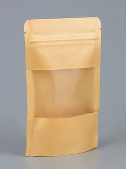 Пакет Zip-lock Крафт с прямоугольным окном 9×14 см