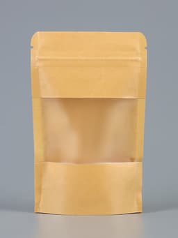 Пакет Zip-lock Крафт с прямоугольным окном 9×14 см