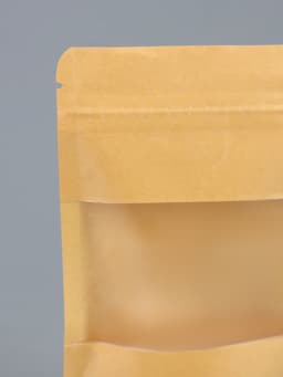 Пакет Zip-lock Крафт с прямоугольным окном 9×14 см