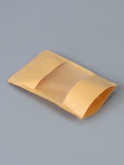 Пакет Zip-lock Крафт с прямоугольным окном 9×14 см