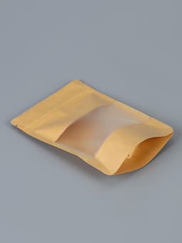 Пакет Zip-lock Крафт с прямоугольным окном 10×15 см