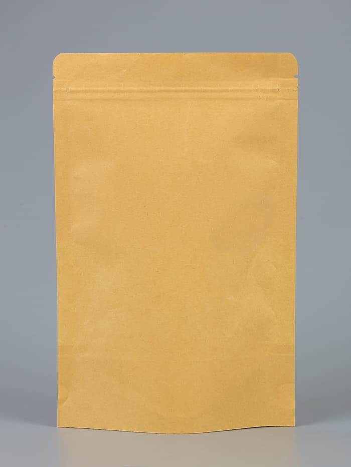 Пакет Zip - lock Крафт с прямоугольным окном 14×22 см