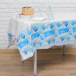 Скатерть одноразовая «1 годик», 180×137 см