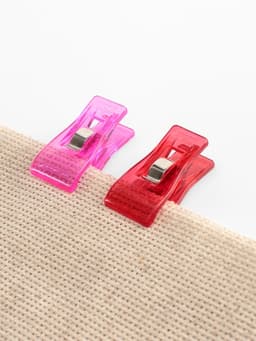 Зажимы для кроя, 3.4 см, 5 шт., разноцветные