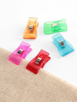 Зажимы для кроя, 3.4 см, 5 шт., разноцветные