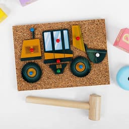 Логическая головоломка WoodLand Toys «Строительная техника»