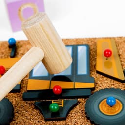 Логическая головоломка WoodLand Toys «Строительная техника»