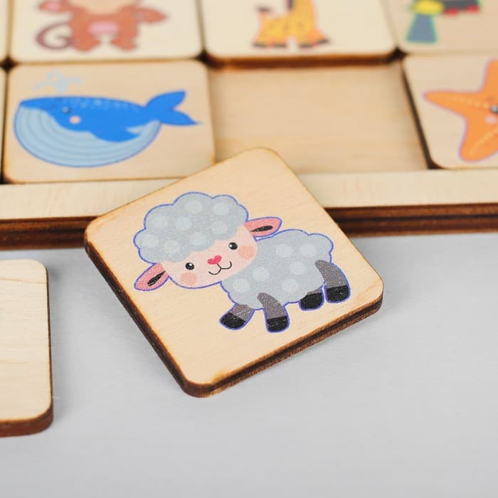 Игра развивающая деревянная Десятое Королевство «Кто где живёт»