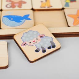 Игра развивающая деревянная Десятое Королевство «Кто где живёт»