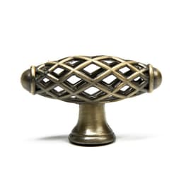 Ручка кнопка ТУНДРА PK039AB, цвет бронза