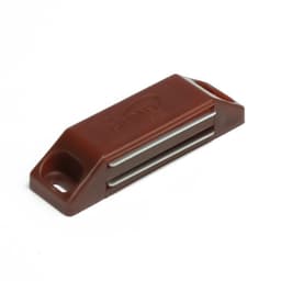 Магнит мебельный M002BR, 60×13, средний, коричневый