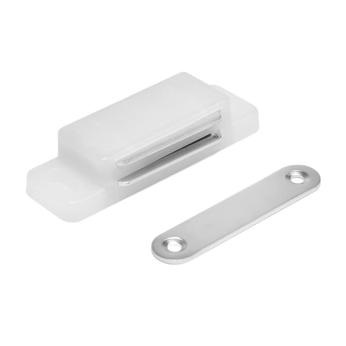 Магнит мебельный M003W, 72×13, большой, белый