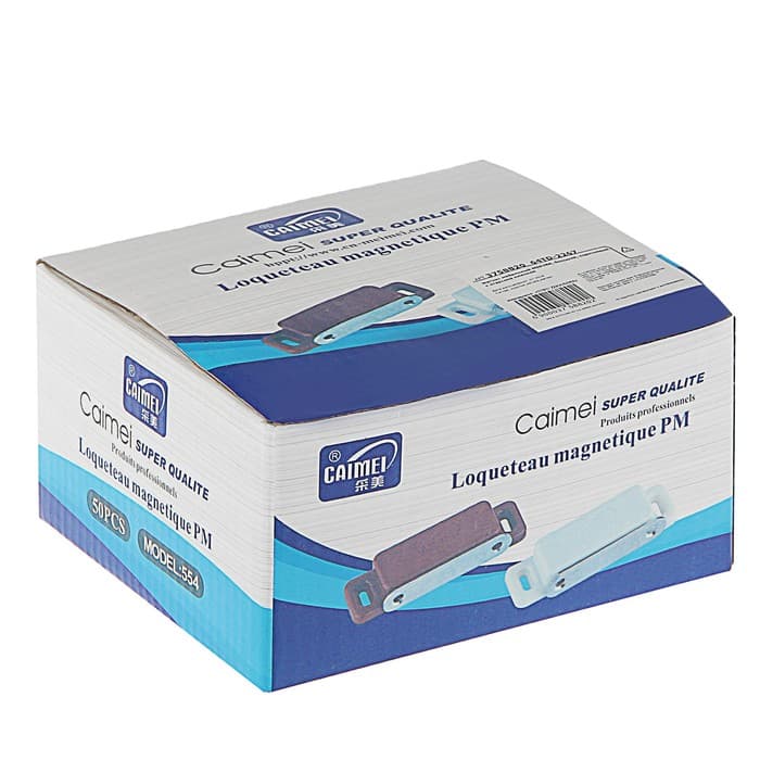 Магнит мебельный M003BR, 72×13, большой, коричневый