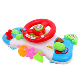 Музыкальный руль-подвеска ZABIAKA «Весело рулим!», световые и звуковые эффекты, МИКС