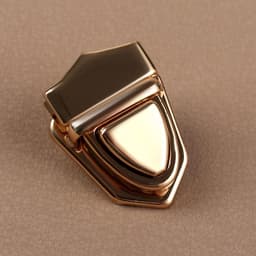 Застёжка для сумки, 3×2.5 см, цвет золотой