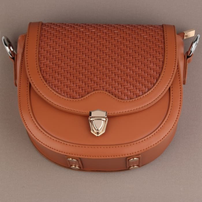 Застёжка для сумки, 3×2.5 см, цвет золотой