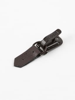 Крючки пришивные, металлические, для верхней одежды, 5×1.5 см, 6 шт., коричневые