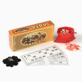 Русское лото, настольная игра «Охотники на привале», 24×10 см