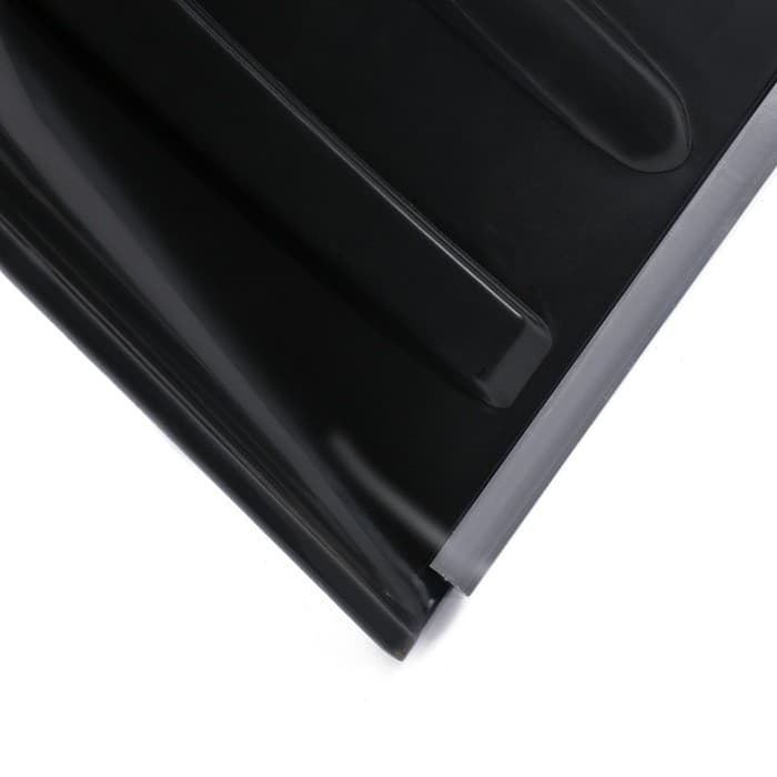 Лопата для уборки снега, пластиковый ковш 410×415 мм, металлическая планка, деревянный черенок, с ручкой