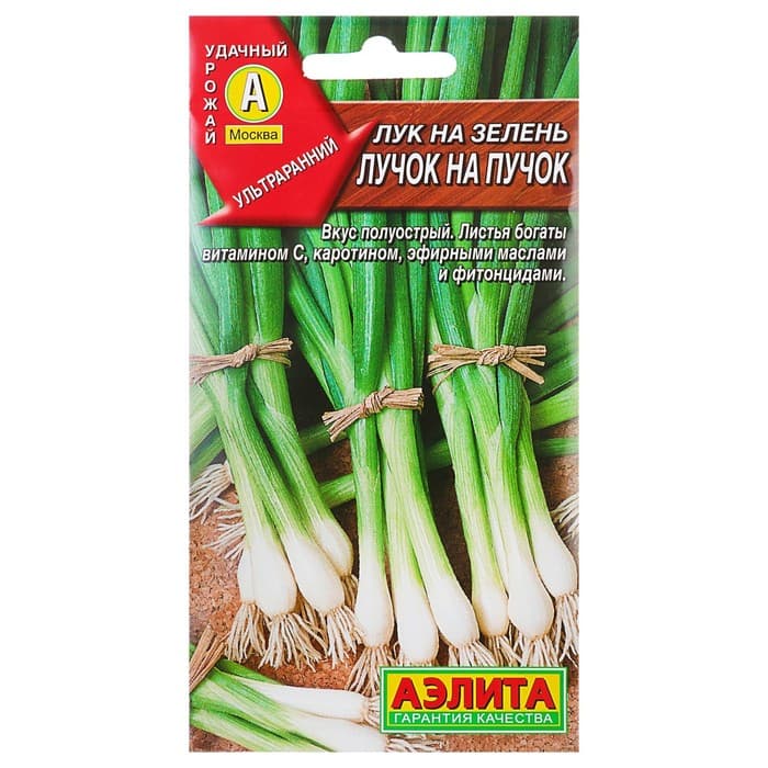 Семена Лук на зелень «Лучок на пучок», 0.5 г, «Аэлита»