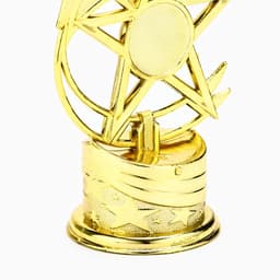 Кубок под нанесение «Звезды», наградная фигура, золото, 16×9×6 см