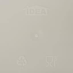 Подставка для столовых приборов IDEA, 2-х секционная, пластик, белая, ротанг