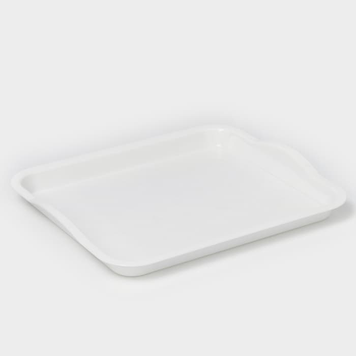 Поднос универсальный IDEA, 25×29 см, пластик, белый