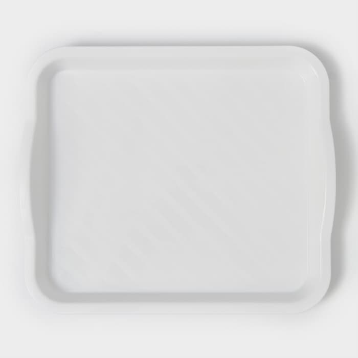 Поднос универсальный IDEA, 25×29 см, пластик, белый
