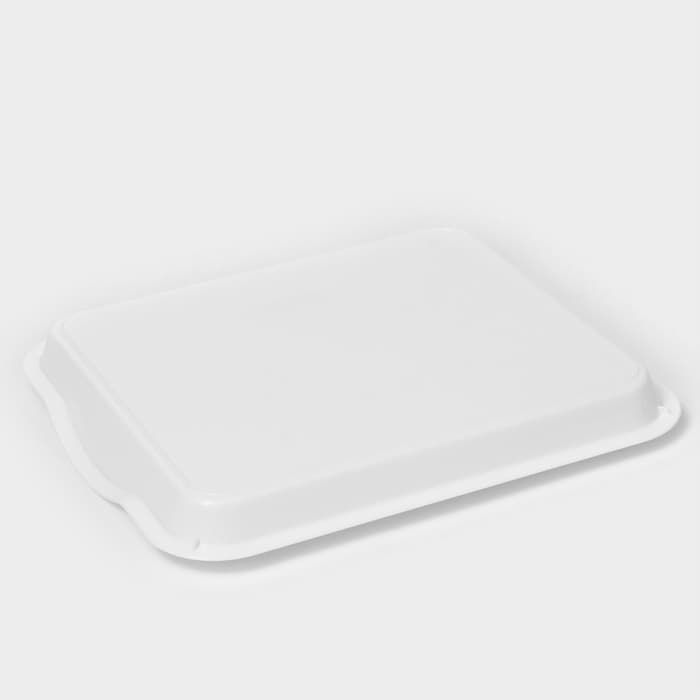 Поднос универсальный IDEA, 25×29 см, пластик, белый