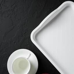 Поднос универсальный IDEA, 25×29 см, пластик, белый