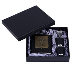 Подарочный набор «Герб России»: фляжка 210 мл, 2 стопки, воронка