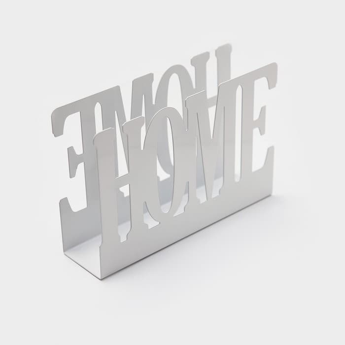 Салфетница Доляна Home, 15×4×10 см, белая