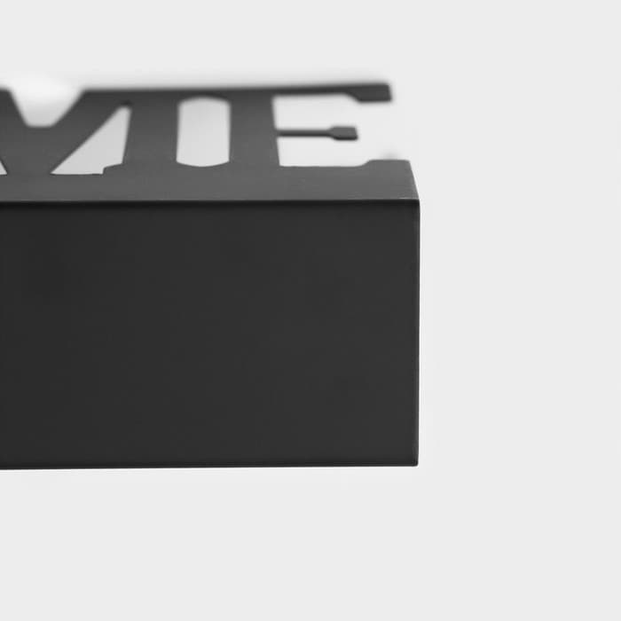 Салфетница Доляна Home, 15×4×10 см, чёрная