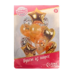 Воздушные шары, букет «Романтика», 14 шт.